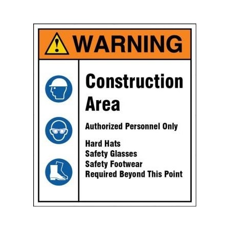 Accuform FENCEWRAP MESH GATE SCREENS WARNING  FBW801 FBW801